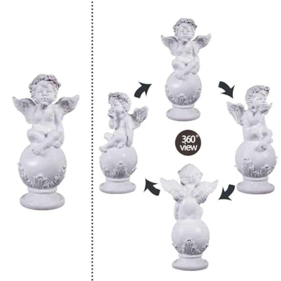 18in   Outdoor Cupid Sculpture