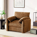 38.6in Chenille Oversized Armchair