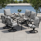 7 Pc Patio Dining Set for 6