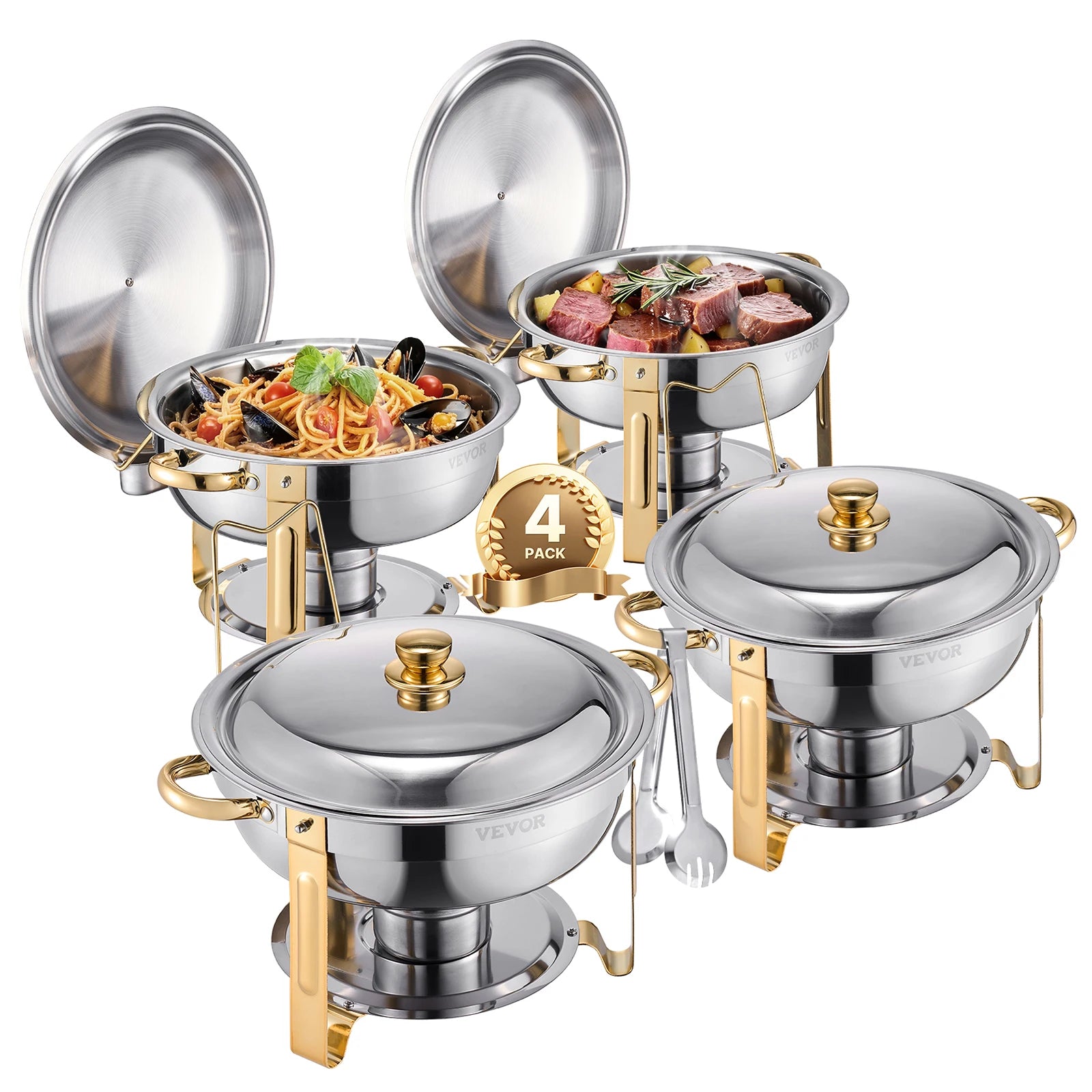 4 Piece Stainless Steel Chafing Dish