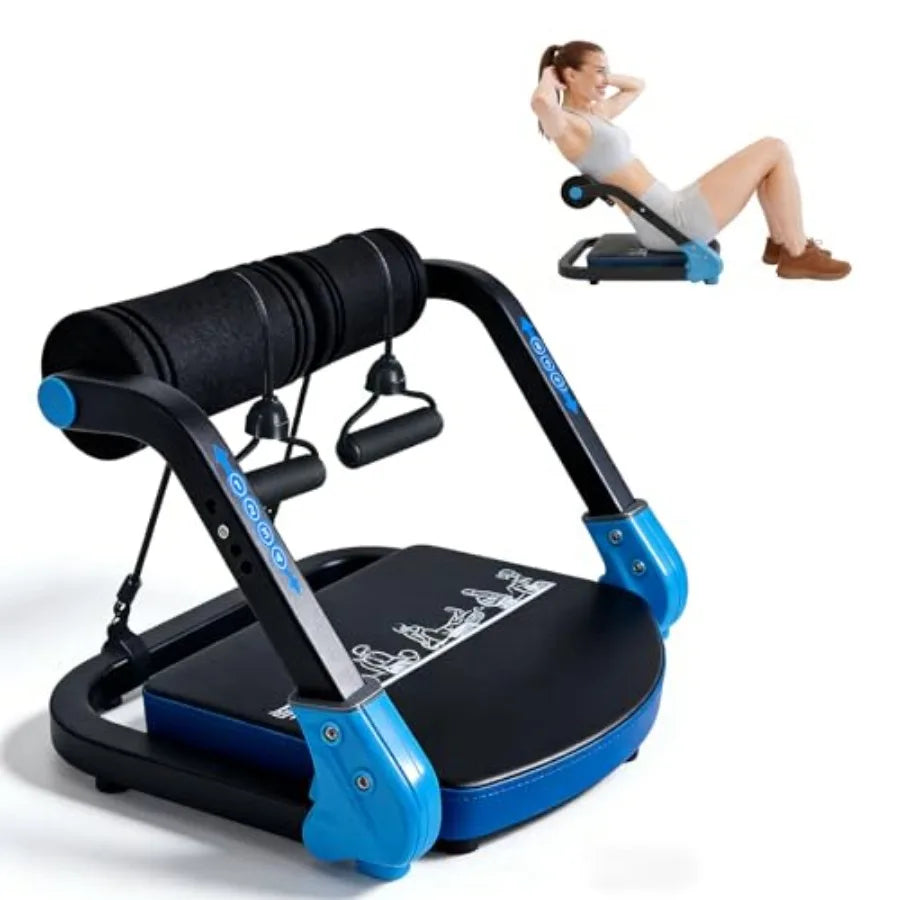 Foldable Ab Machine  With  Adjustable Resistance