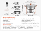 4 Piece Stainless Steel Chafing Dish