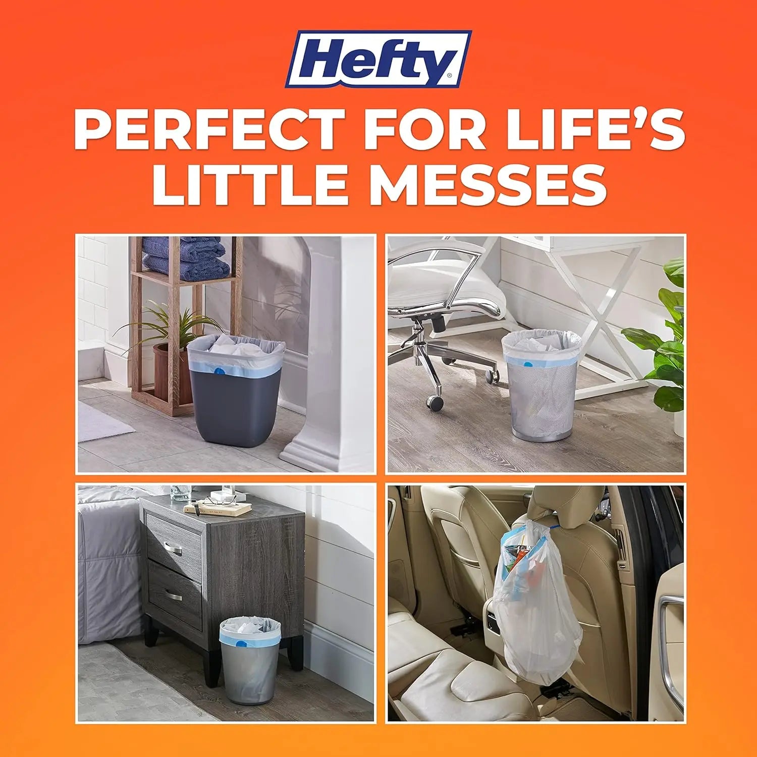 Medium Scented Trash Bags, 8 Gallon Capacity