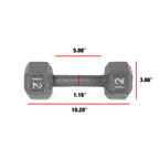 Cast Iron Hex Dumbbell