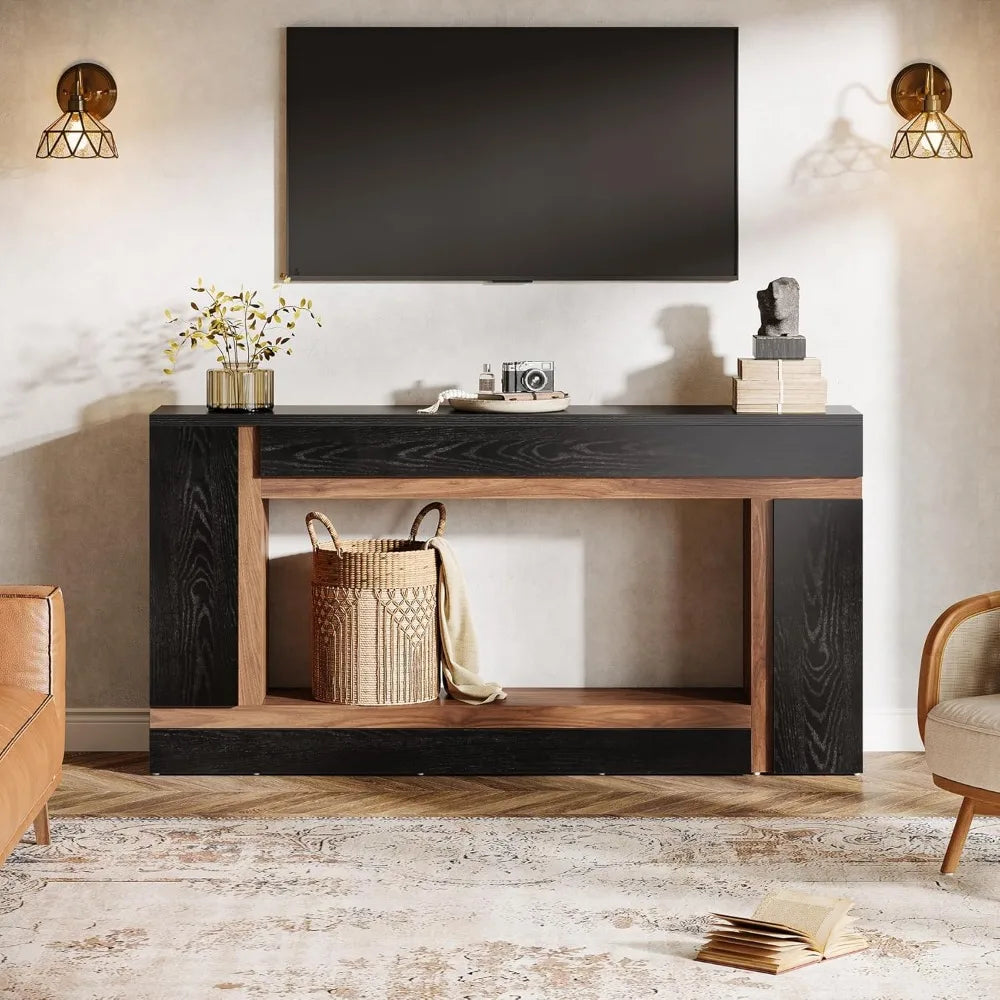 63-Inch Long Console Table for Entryway